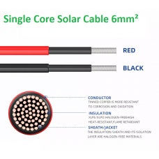 Solar CABLE 6mm 50m roll